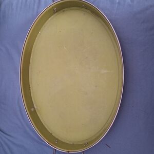 Oval Yellow Serving Tray